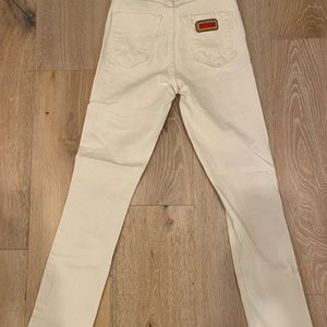 Cream denim jeans/ Size: 24 woman’s/ Brand: MOTHER